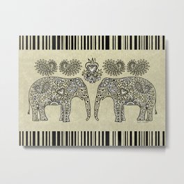 Elephant Muladhara Metal Print | Animal, Drawing, Elephant, Digital, Illustration 