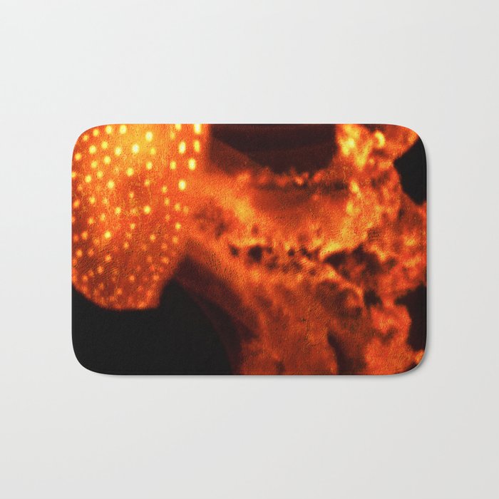 Fiery Jellyfish  Bath Mat