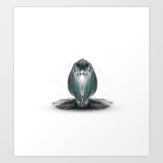 Baby Hair Art Print
