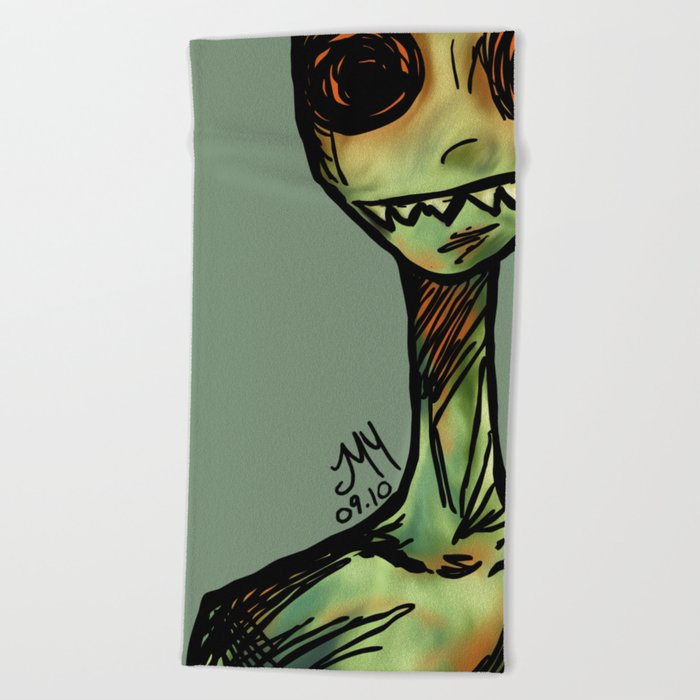 Zombie Beach Towel