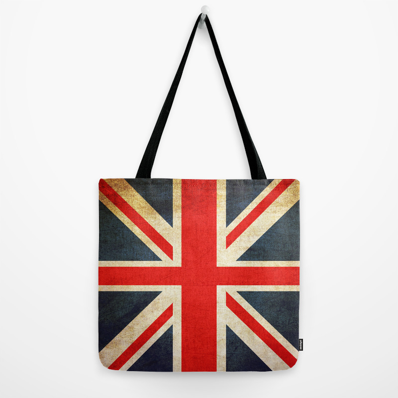 Vintage Union Jack British Flag Printed Laptop Shoulder Bag,Laptop case Handbag Business Messenger Bag Briefcase 