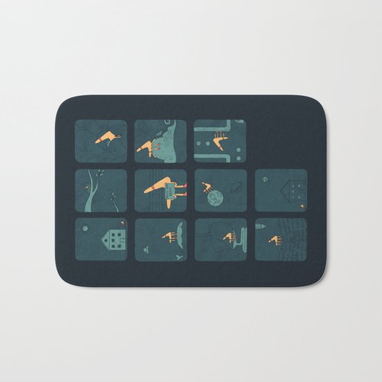 Taking The Long Road Home Bath Mat