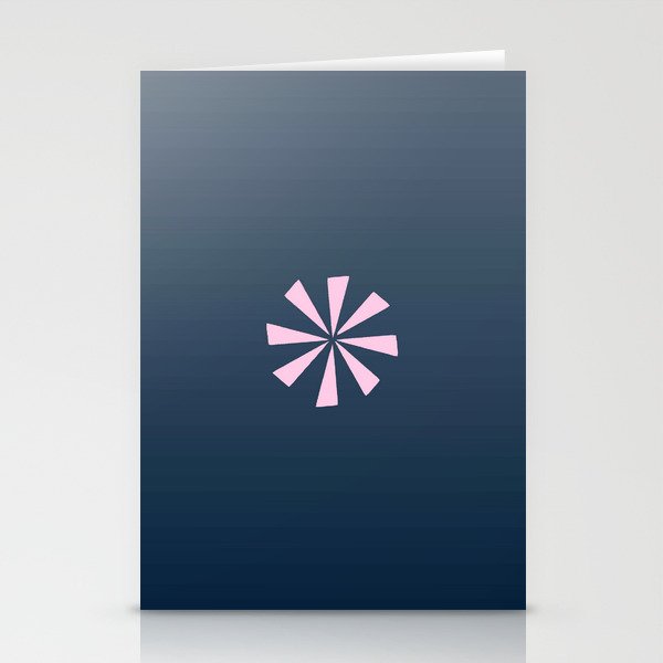 Geometric flower 159 Stationery Cards