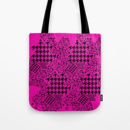 Houndstooth Mix Tote Bag
