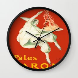 Vintage poster - Pates Baroni Wall Clock