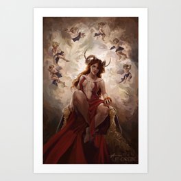 LILITH AND THE SEVEN DEADLY SINS Art Print