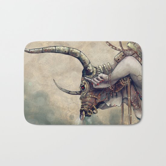 Zodiac Sign: Taurus Bath Mat