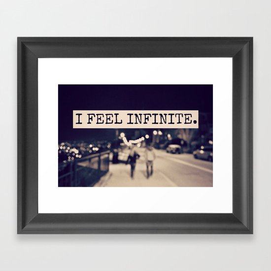 I Feel Infinite Framed Art Print