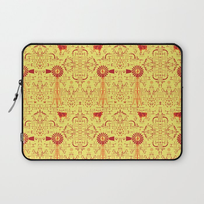 Cows and windmills Laptop Sleeve