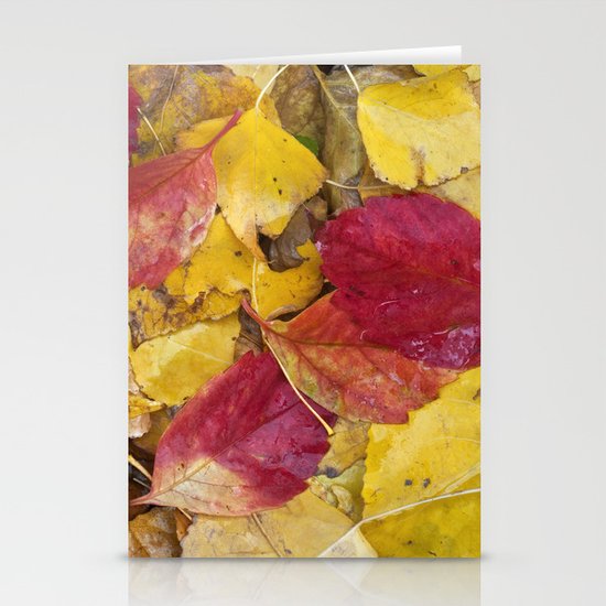 "Rain leaves" Stationery Cards