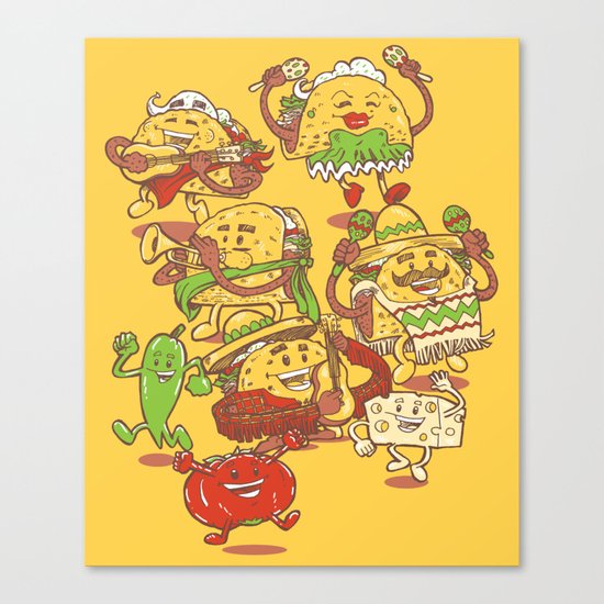 Let there be TACOS Canvas Print