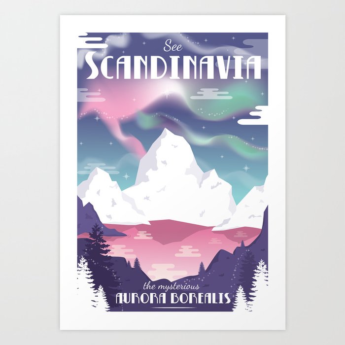 See Scandinavia Art Print