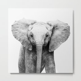 Baby Elephant Metal Print | Wild, Africananimals, Wildlife, Babyanimals, Zooanimals, Wildanimals, Safarianimals, Nursery, Animal, Digital 