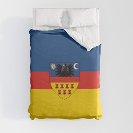 Flag of Transylvania Duvet Cover