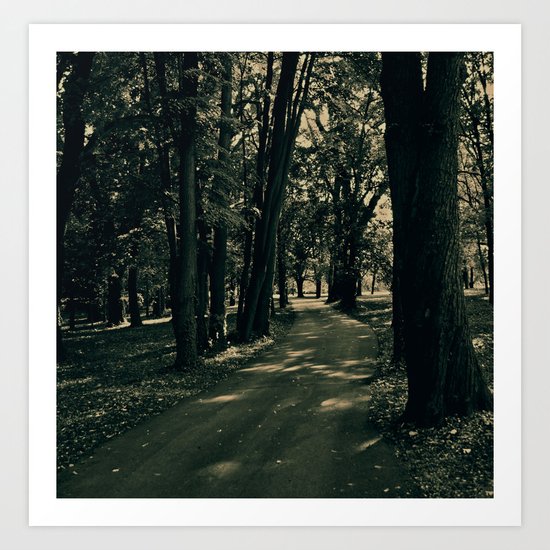 Let's take a walk Art Print