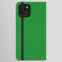 Primary Color Green iPhone Wallet Case
