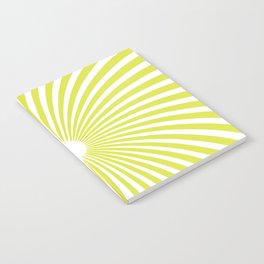 Yellow Twirl Psychedelic 60ies  Notebook