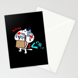 Bad bend Kitty Cat Stationery Card