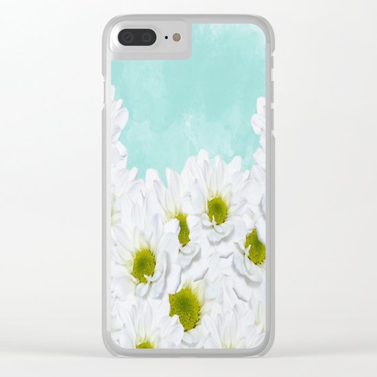 Summer Day Floral Clear iPhone Case