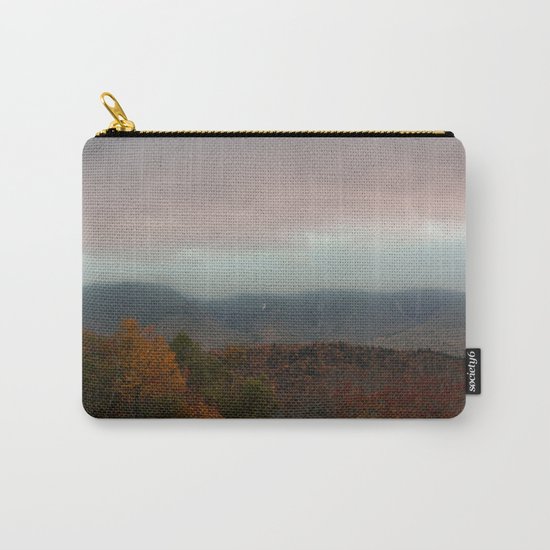 Fog Rolling Over The Hills Carry-All Pouch