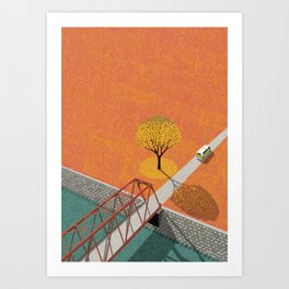 Autumn Sunshine (2015) Art Print