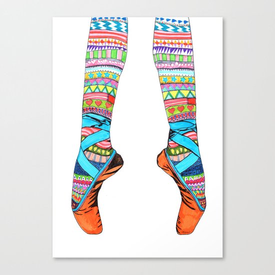 Happy Ballet Canvas Print