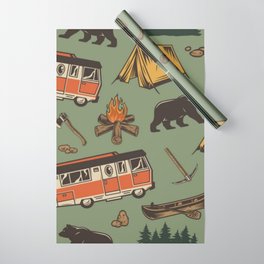 Camping Wrapping Paper