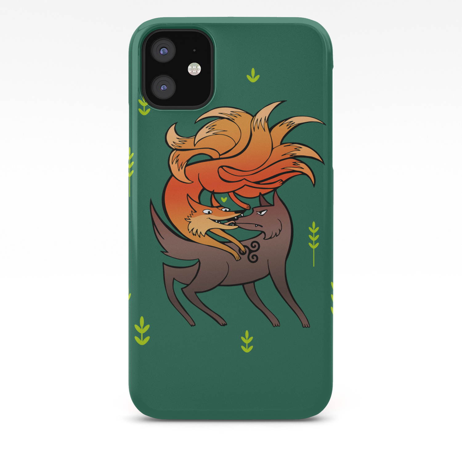 Nogitsune Sourwolf Iphone Case By Greenpenguin Society6