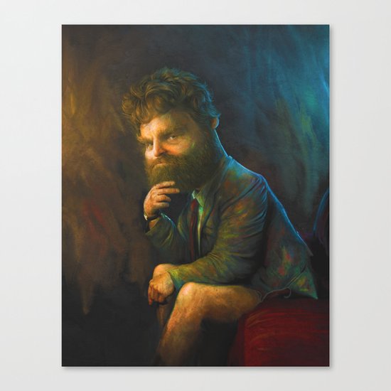 Zach Galifianakis Canvas Print