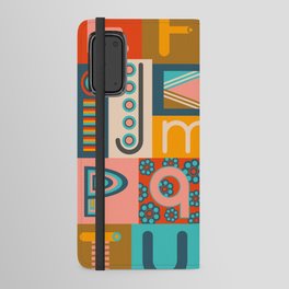 GEOMETRIC ABCs Android Wallet Case
