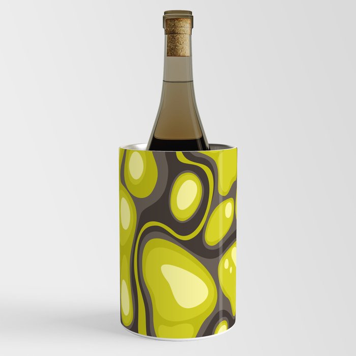 Geometric seamless pattern from spots. Abstract camo modern. Texture from water spots. Print on fabric and textiles. Endless design. illustration Wine Chiller