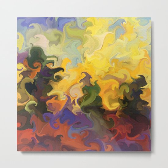 Forest Fire Metal Print