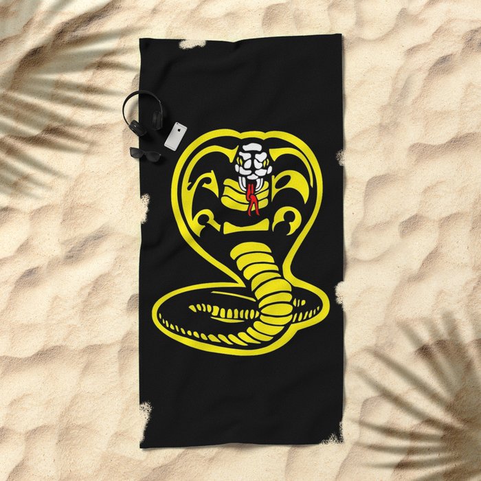 Cobra kai beach towel top