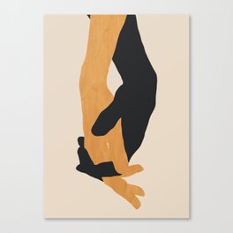 Holding Hands 2 Canvas Print