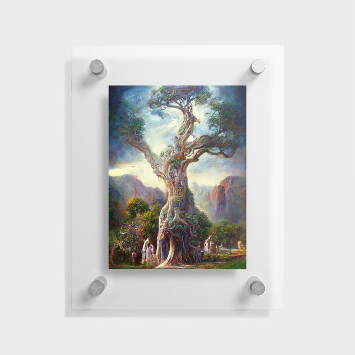 Ancient Spirit Tree Floating Acrylic Print