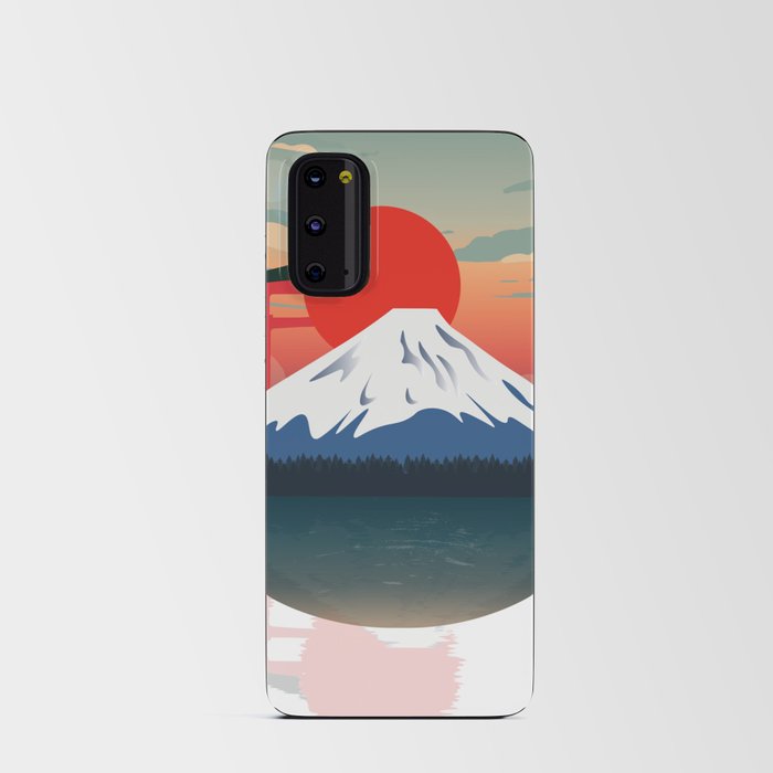 Sunset at Fuji Mountain Android Card Case