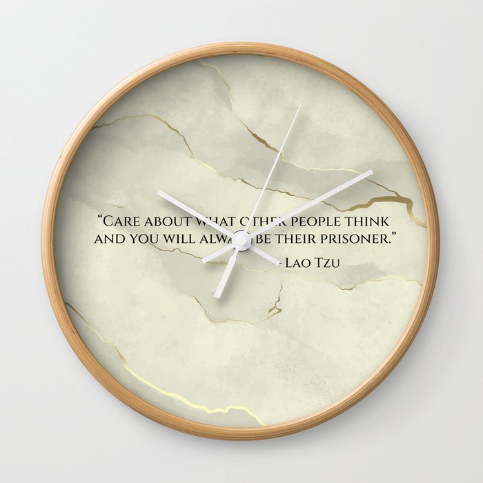 A prisoner of others opinion! Wall Clock
