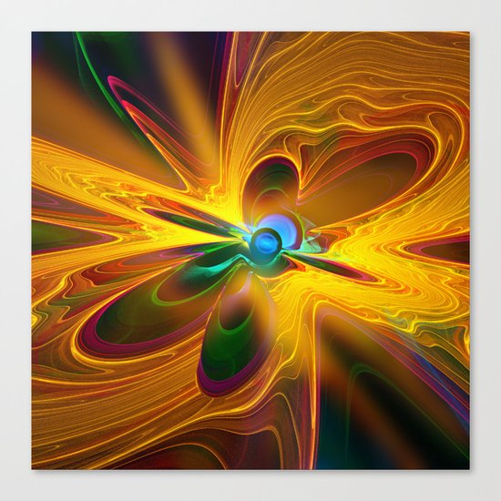 Abstract Butterfly Canvas Print