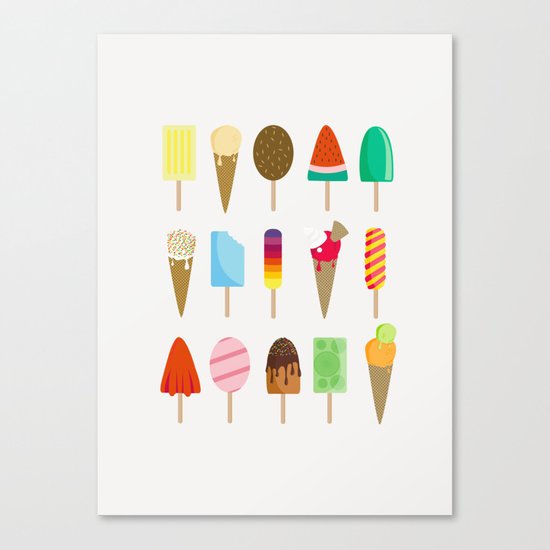 Ice Cream Canvas Print