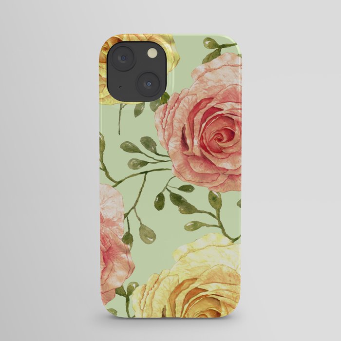 Watercolor Roses #6 iPhone Case
