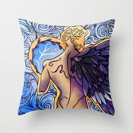 Boreas Throw Pillow