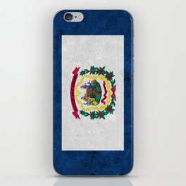 State Flag of West Virginia American Flags Banner Standard Colors iPhone Skin