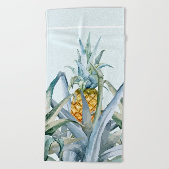 tropical feeling Beach Towel
