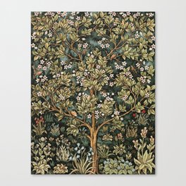 William Morris Tree Of Life, Morris floral, No 4. Canvas Print