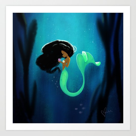 Mermaid Art Print