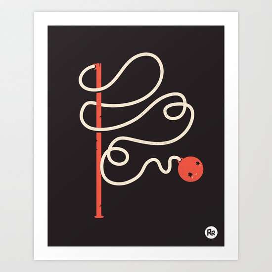 Tether Ball of Happiness Art Print