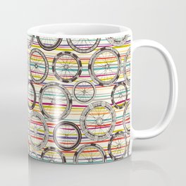 bike wheels stripe Coffee Mug