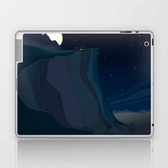 fairy landscape (at night) Laptop & iPad Skin