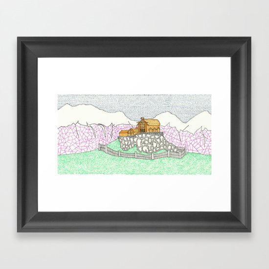Edoras Framed Art Print