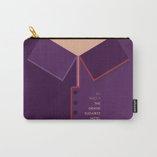 Wes Anderson's Grand Budapest Hotel - Minimal Movie Poster Carry-All Pouch
